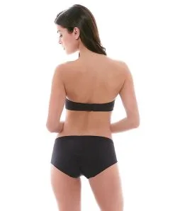 Soutien-gorge Bandeau Moulé Sans Bretelles Invisible Collection De Lingerie Essentielle Intuition Par Wacoal Lingerie, Coloris Toasted Beige (=peau). -SOUTIEN-GORGE Soldes Boutique Soutien gorge bandeau lisse sans bretelles Wacoal Intuition toasted black noir WE108011 BLK 3