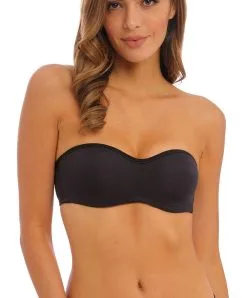 Soutien-gorge Bandeau Moulé Bretelles Amovibles Invisible Collection De Lingerie Quotidienne Accord Coloris Noir Par Wacoal. 