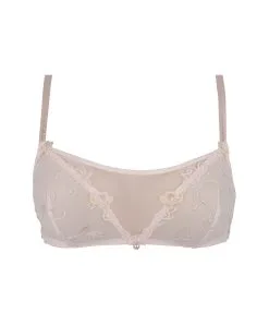 Soutien-gorge Bandeau Souple De La Nouvelle Ligne De Lingerie Sexy Rose De Venise Par Lise Charmel. -SOUTIEN-GORGE Soldes Boutique Soutien gorge bandeau souple Lise Charmel Rose de Venise desir venise rose poudre ACH5921 DV 10