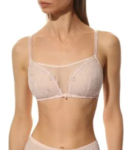Soutien-gorge Bandeau Souple De La Nouvelle Ligne De Lingerie Sexy Rose De Venise Par Lise Charmel. -SOUTIEN-GORGE Soldes Boutique Soutien gorge bandeau souple Lise Charmel Rose de Venise desir venise rose poudre ACH5921 DV 101