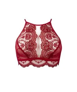 Soutien-gorge Bandeau Lise Charmel De La Collection Lingerie Rouge Tellement Glamour. -SOUTIEN-GORGE Soldes Boutique Soutien gorge bandeau souple Lise Charmel tellement glamour rubis ACH5904 SR 1