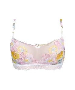 Soutien-gorge Bandeau Souple à Fleurs De La Collection Féérie Florale Coloris Pastel Floral Présentée Par Lise Charmel. -SOUTIEN-GORGE Soldes Boutique Soutien gorge bandeau souple a fleurs Lise Charmel Feerie Florale pastel floral multicolore ACH5925 PF 10