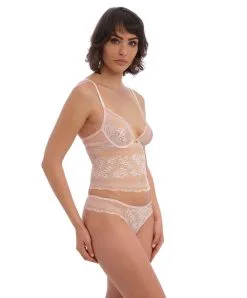 Soutien-gorge Bralette à Armatures Wacoal De La Collection Ravissant, Coloris Delicacy (=rose Pastel). 17 Soutien-gorge Bralette à Armatures Wacoal De La Collection Ravissant, Coloris Delicacy (=rose Pastel). -SOUTIEN-GORGE Soldes Boutique Soutien gorge brassiere bralette avec armatures Wacoal Ravissant delicacy rose poudre WE600512 DLY 6