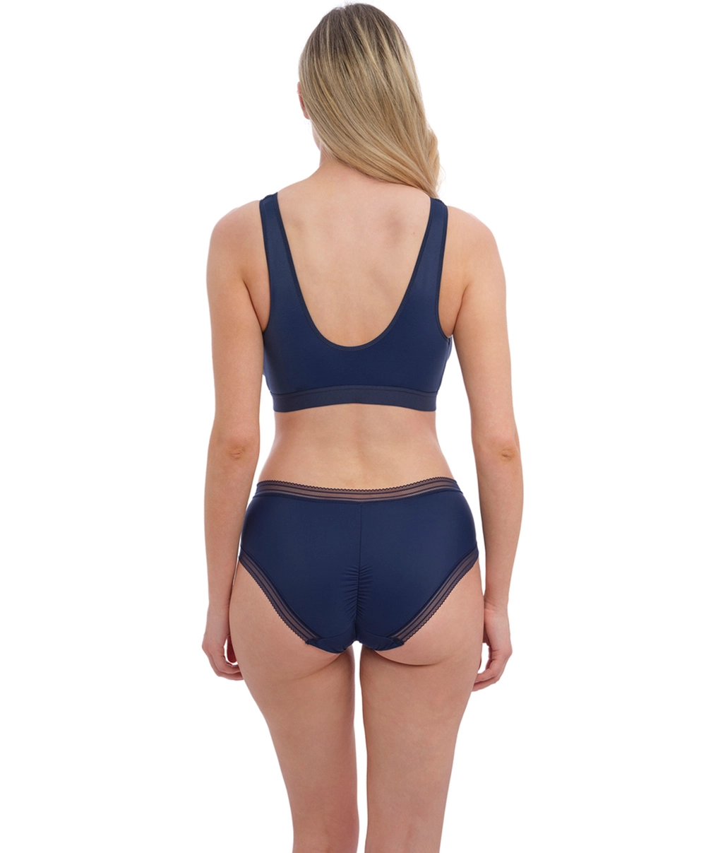 Soutien-gorge Brassière Bralette Sans Armatures Collection Fusion Coloris Navy (=bleu Marine)de Chez Fantasie Par La Maison De Lingerie Wacoal. 5 Soutien-gorge Brassière Bralette Sans Armatures Collection Fusion Coloris Navy (=bleu Marine)de Chez Fantasie Par La Maison De Lingerie Wacoal. – Image 3