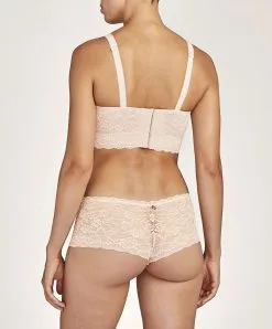 Soutien-gorge Brassière Confort Sans Armatures Bralette De La Collection Lingerie Permanente Rosessence Par Aubade Paris. -SOUTIEN-GORGE Soldes Boutique Soutien gorge brassiere confort sans armatures bralette Rosessence nude ete Aubade chair HK10 02 NETE 14