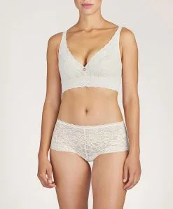 Soutien-gorge Brassière Confort Sans Armatures Bralette De La Collection Lingerie Permanente Rosessence Par Aubade Paris. -SOUTIEN-GORGE Soldes Boutique Soutien gorge brassiere confort sans armatures bralette Rosessence opale Aubade nacre HK10 02 OPAL 1 HK09 02 OPAL 14