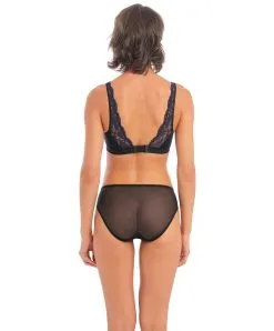 Soutien-gorge Brassière Sans Armatures De La Nouvelle Collection Lingerie Permanente Instant Icon, Coloris Black Eclipse, Par La Maison Wacoal. -SOUTIEN-GORGE Soldes Boutique Soutien gorge brassiere sans armatures Wacoal Instant Icon black eclipse noir et bleu WA810322 963 3
