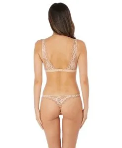 Soutien-gorge Brassière Sans Armatures Wacoal De La Collection Lace Perfection, Coloris Café Crème (=peau Et Détails Ivoires). -SOUTIEN-GORGE Soldes Boutique Soutien gorge brassiere sans armatures Wacoal Lace Perfection cafe creme chair WE135008 CAC 3