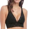 Soutien-gorge Brassière Dentelle Sans Armatures Collection De Lingerie Permanente Wacoal Halo Lace, Coloris Noir.