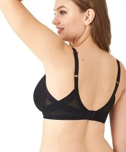 Soutien-gorge Moulé à Coques Lisses Coloris Noir Collection Ultimate Side Smoother De Chez Wacoal. -SOUTIEN-GORGE Soldes Boutique Soutien gorge contour lisseur Wacoal ultimate side smoother sand noir WA853281 BLK dos 2