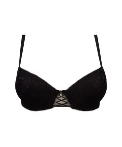 ANTIGEL DE LISE CHARMEL Soutien-gorge Coque Collection Deco Folies De La Marque De Lingerie Antigel Par Lise Charmel, Coloris Noir. -SOUTIEN-GORGE Soldes Boutique Soutien gorge coque Antigel de Lise Charmel Deco Folies noir ECH8047 NO packshot 1