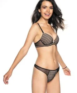 Soutien-gorge Coque Antigel De Lise Charmel Collection Sexy Résille.  -SOUTIEN-GORGE Soldes Boutique Soutien gorge coque Antigel de Lise Charmel sexy resille noir ECG8060 NN 4