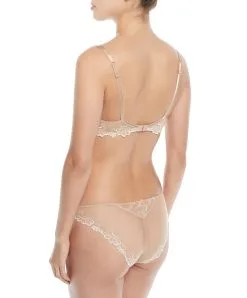 Soutien-gorge Coque Collection De Lingerie Permanente Dressing Floral De Chez Lise Charmel, Coloris Ambre Nacre.  -SOUTIEN-GORGE Soldes Boutique Soutien gorge coque Lise Charmel Dressing Floral ambre nacre chair ACC8588 AN 504