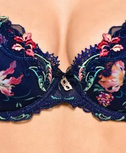 Soutien-gorge Coque De La Collection Fête De Venise Par Lise Charmel. -SOUTIEN-GORGE Soldes Boutique Soutien gorge coque Lise Charmel Fete de Venise Bleu perou ACG8524 BP details