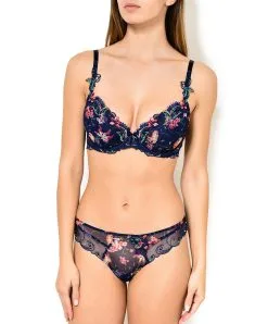Soutien-gorge Coque De La Collection Fête De Venise Par Lise Charmel. -SOUTIEN-GORGE Soldes Boutique Soutien gorge coque Lise Charmel Fete de Venise Bleu perou ACG8524 BP ensemble
