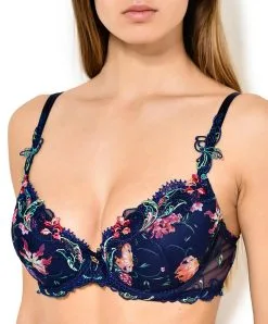Soutien-gorge Coque De La Collection Fête De Venise Par Lise Charmel. -SOUTIEN-GORGE Soldes Boutique Soutien gorge coque Lise Charmel Fete de Venise Bleu perou ACG8524 BP face
