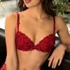 Soutien-gorge Coque Rouge Collection Fleur Aphrodite De Chez Lise Charmel.