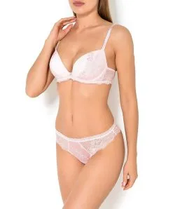Soutien-gorge Coque Lise Charmel Fleur Citadine De La Marque De Lingerie Française Lise Charmel.   -SOUTIEN-GORGE Soldes Boutique Soutien gorge coque Lise Charmel Fleur citadine nude chair ACG8021 PC 3