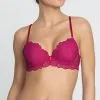 Soutien-gorge Coque Ligne Sublime En Dentelle De La Marque De Lingerie Française Lise Charmel, Coloris Fuchsia Sublime. -SOUTIEN-GORGE Soldes Boutique Soutien gorge coque Lise Charmel Sublime en dentelle fuchsia ACH8513 FS 1