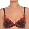 Soutien-gorge Coque De La Collection Baisers De Fleurs De La Marque De Lingerie Française Lise Charmel. -SOUTIEN-GORGE Soldes Boutique Soutien gorge coque Lise Charmel baisers de fleurs nuit amarante ACG8505 NT
