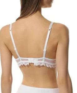 Soutien-gorge Coque De La Collection De Lingerie Blanche Crystal Poésie Par Lise Charmel. -SOUTIEN-GORGE Soldes Boutique Soutien gorge coque Lise Charmel crystal poesie blanc ACH8534 BL 2