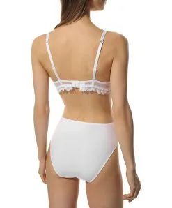 Soutien-gorge Coque De La Collection De Lingerie Blanche Crystal Poésie Par Lise Charmel. -SOUTIEN-GORGE Soldes Boutique Soutien gorge coque Lise Charmel crystal poesie blanc ACH8534 BL 4