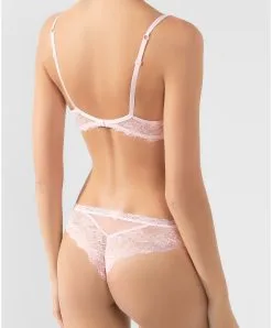 Soutien-gorge Coque Collection Fleur Citadine De La Marque De Lingerie Française Lise Charmel.   -SOUTIEN-GORGE Soldes Boutique Soutien gorge coque Lise Charmel fleur citadine pink rose poudre ACG8521 PC 6