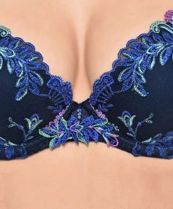 Soutien-gorge Lise Charmel -SOUTIEN-GORGE Soldes Boutique Soutien gorge coque Lise Charmel foret lumiere bleu ACG8509 FF details