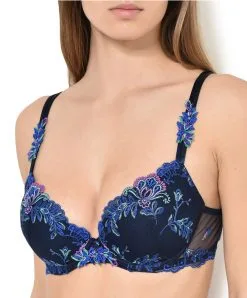 Soutien-gorge Lise Charmel -SOUTIEN-GORGE Soldes Boutique Soutien gorge coque Lise Charmel foret lumiere bleu ACG8509 FF face