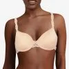 Soutien-gorge Coque à Mémoire De Forme Chair Collection Champs Elysées De La Marque De Lingerie Chantelle.  -SOUTIEN-GORGE Soldes Boutique Soutien gorge coque enveloppant Chantelle champs elysees dune chair C26060 097 1