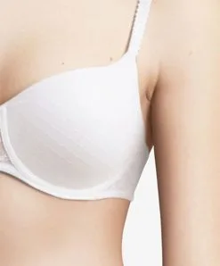 Soutien-gorge Coque à Mémoire De Forme Blanc Chantelle Tiré De La Collection Quotidienne Instants. -SOUTIEN-GORGE Soldes Boutique Soutien gorge coque memoire de forme Chantelle Instants blanc C13A60 010 3