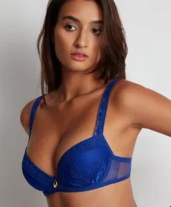 Soutien-gorge Coque Aubade Parenthèse Tropicale. 11 Soutien-gorge Coque Aubade Parenthèse Tropicale. -SOUTIEN-GORGE Soldes Boutique Soutien gorge coque parenthese tropicale Aubade electric blue LBN08 ELEK