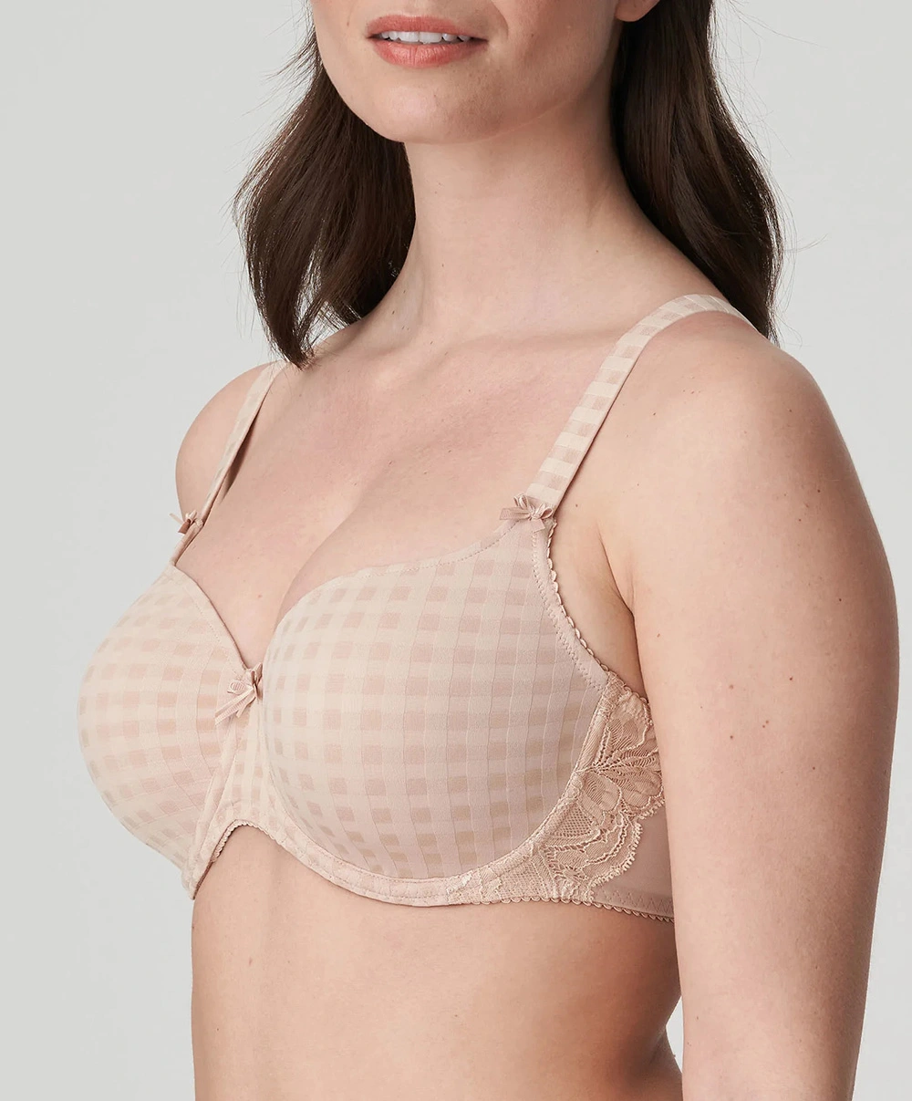 Soutien-gorge Coque Rembourré Décolleté Cœur Collection Madison De Chez PrimaDonna En Coloris Café Latte (=chair). 4 Soutien-gorge Coque Rembourré Décolleté Cœur Collection Madison De Chez PrimaDonna En Coloris Café Latte (=chair). – Image 2