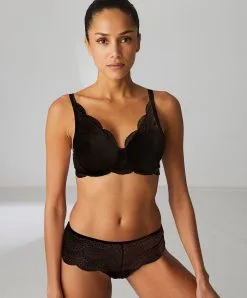 Simone Perele Soutien-gorge Coque Spacer Avec Armatures Simone Pérèle Collection De Lingerie Permanente Karma Coloris Noir. -SOUTIEN-GORGE Soldes Boutique Soutien gorge coque spacer avec armatures Simone Perele Karma noir 12V343 015 3