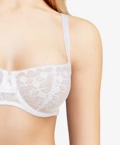 Soutien-gorge Corbeille Blanc Collection Day To Night De Chez Chantelle.  -SOUTIEN-GORGE Soldes Boutique Soutien gorge corbeille Chantelle Day to Night blanc C15F50 010 3