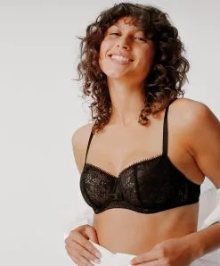 Soutien-gorge Corbeille Noir Collection Day To Night De Chez Chantelle.  -SOUTIEN-GORGE Soldes Boutique Soutien gorge corbeille Chantelle Day to Night noir C15F50 011 6