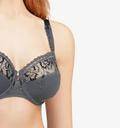 Soutien-gorge Corbeille  Chantelle Lingerie De La Collection Every Curve Coloris Gris Ardoise.  -SOUTIEN-GORGE Soldes Boutique Soutien gorge corbeille Chantelle every curve ardoise gris C16B50 047 3