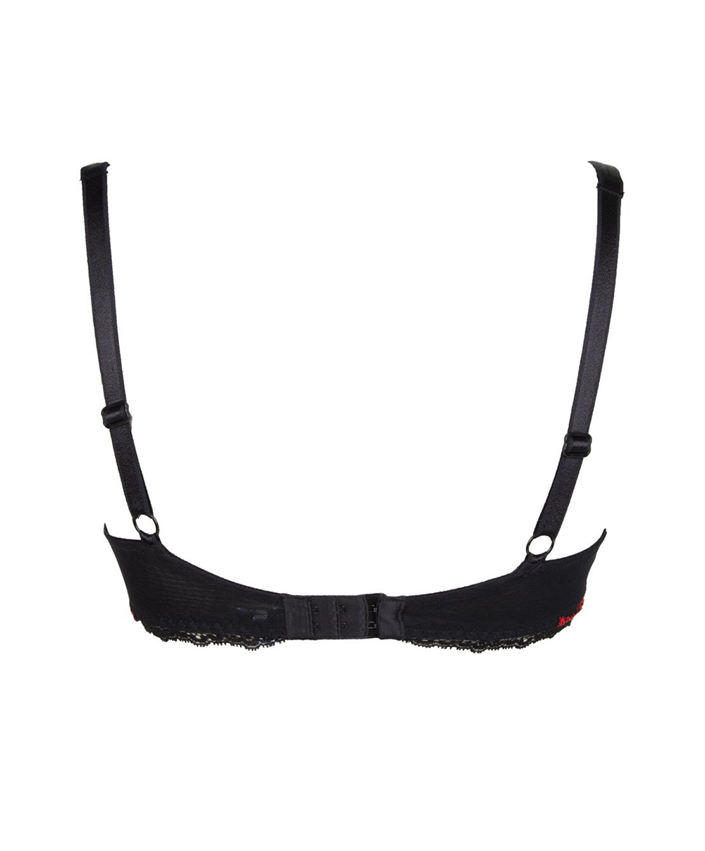 Soutien-gorge Corbeille Noir Et Rouge Collection Invitation Sexy De Chez Lise Charmel. 8 Soutien-gorge Corbeille Noir Et Rouge Collection Invitation Sexy De Chez Lise Charmel. – Image 6