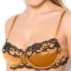 Soutien-gorge Corbeille En Soie Lise Charmel Collection Splendeur Soie, Coloris Ambre (=caramel).
