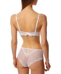 Soutien-gorge Corbeille De La Collection De Lingerie Blanche Crystal Poésie Par Lise Charmel. -SOUTIEN-GORGE Soldes Boutique Soutien gorge corbeille Lise Charmel crystal poesie blanc ACH3034 BL 4