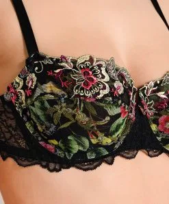 LISE CHARMEL Soutien-gorge Corbeille -SOUTIEN-GORGE Soldes Boutique Soutien gorge corbeille Lise Charmel fleurs de jungle jungle flore ACG3006 5