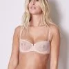 Simone Perele Soutien-gorge Corbeille Simone Pérèle Collection De Lingerie Permanente Délice Coloris Poudre.