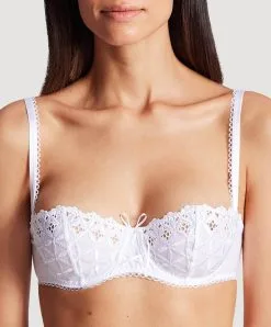 Soutien-gorge Corbeille Collection Lingerie Bahia & Moi De La Marque De Lingerie Aubade -SOUTIEN-GORGE Soldes Boutique Soutien gorge corbeille bahia et moi Aubade blanc PY14 Blanc 1