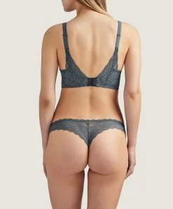 Soutien-gorge Corbeille Coque De La Collection Lingerie Gris Ardoise Rosessence Par Aubade Paris. -SOUTIEN-GORGE Soldes Boutique Soutien gorge corbeille coque Rosessence ardoise Aubade gris HK04 6 ARDO 4