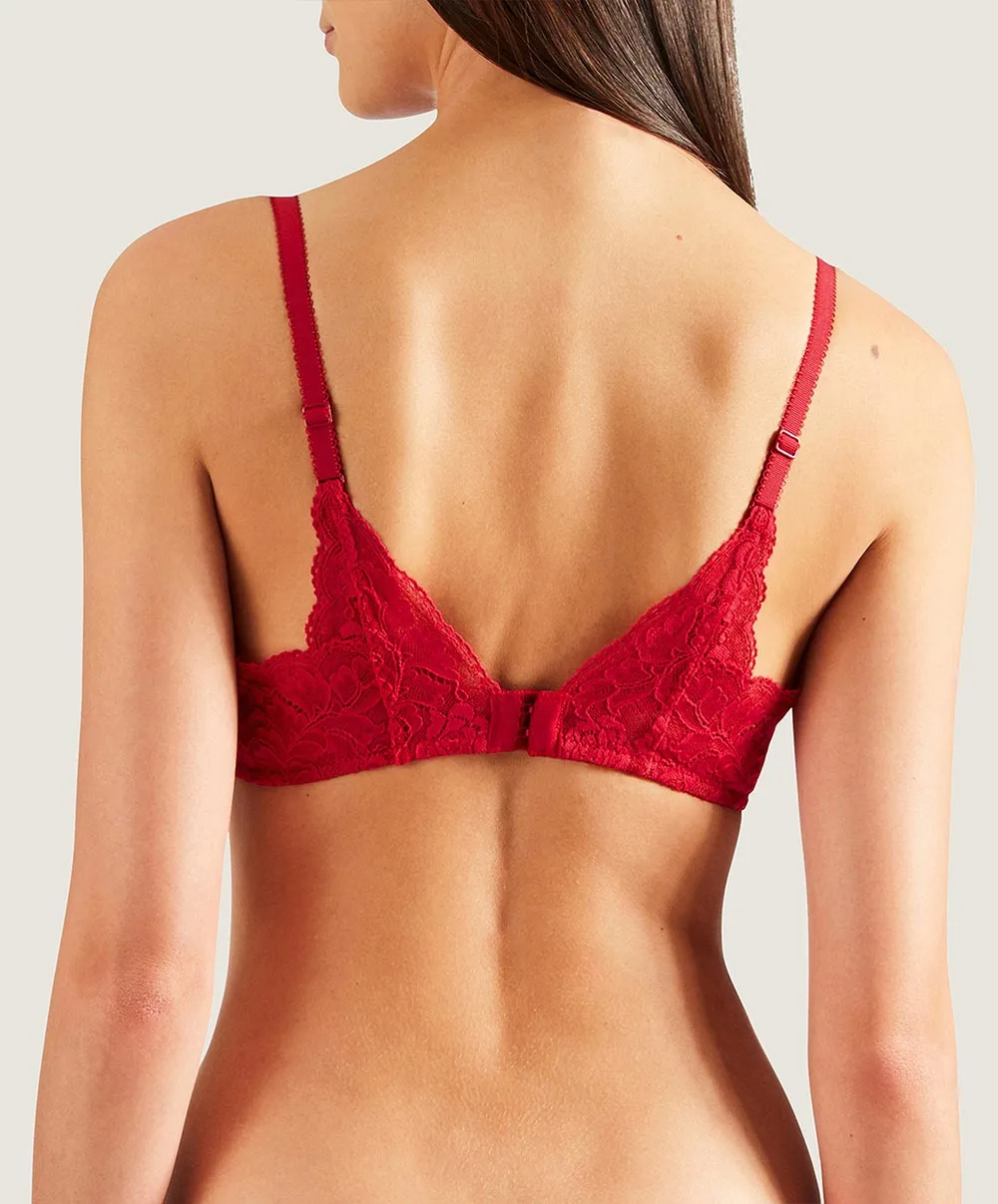 Soutien-gorge Corbeille Coque Rouge De La Collection Lingerie Permanente Rosessence Par Aubade Paris. 4 Soutien-gorge Corbeille Coque Rouge De La Collection Lingerie Permanente Rosessence Par Aubade Paris. – Image 2