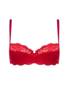 Soutien-gorge Corbeille En Soie Lise Charmel Collection Splendeur Soie, Coloris Rouge. -SOUTIEN-GORGE Soldes Boutique Soutien gorge corbeille en soie Lise Charmel Splendeur soie rouge rouge ACC3080 RS 1001