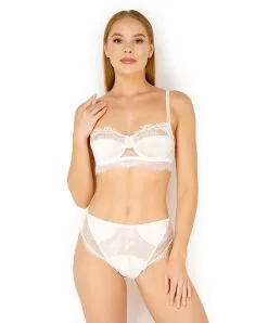 Soutien-gorge Corbeille En Soie Emotion Beauté De La Marque De Lingerie Lise Charmel. -SOUTIEN-GORGE Soldes Boutique Soutien gorge corbeille en soie Lise Charmel emotion beaute nacre ACS3062 EN 503