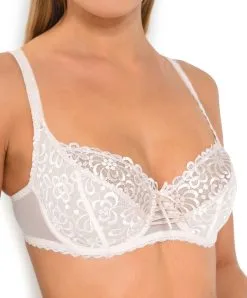 ANTINÉA DE LISE CHARMEL Soutien-gorge Corbeille Grande Taille Collection Fashion Guipure De La Marque De Lingerie Antinéa Par Lise Charmel, Coloris Blanc.