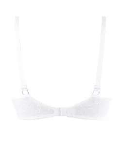 Soutien-gorge Corbeille Grande Taille Collection De Lingerie Blanche Féérie Couture Par Lise Charmel. -SOUTIEN-GORGE Soldes Boutique Soutien gorge corbeille grand taille Lise Charmel Feerie Couture blanc BCH2874 BL 1002
