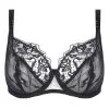 Soutien-gorge Corbeille Grande Taille "Fitting" De La Collection Lingerie De Luxe Les Nuits Chics Par Lise Charmel.  -SOUTIEN-GORGE Soldes Boutique Soutien gorge corbeille grand taille Lise Charmel Les Nuits Chics noir argent BCH2835 NA packshot 10